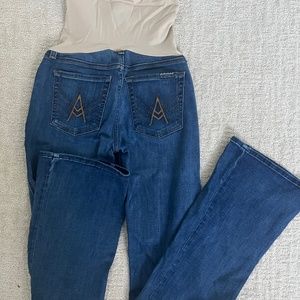 7 for All Mankind Maternity Flare Jeans Size 27